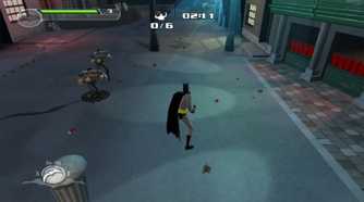 A screenshot of gameplay from Batman: Rise of Sun Tzu.