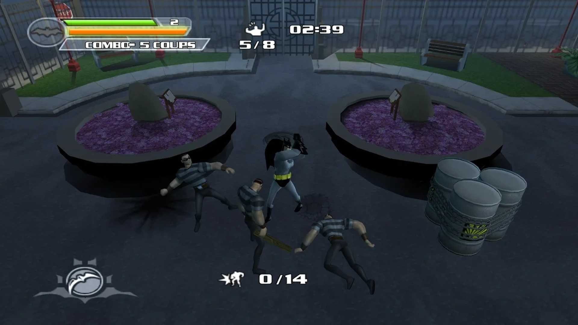 A screenshot of gameplay from Batman: Rise of Sun Tzu.