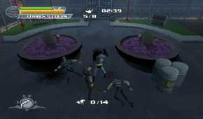 A screenshot of gameplay from Batman: Rise of Sun Tzu.