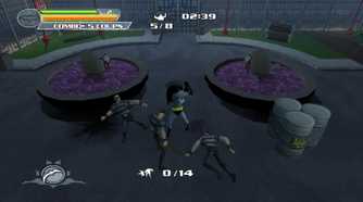 A screenshot of gameplay from Batman: Rise of Sun Tzu.