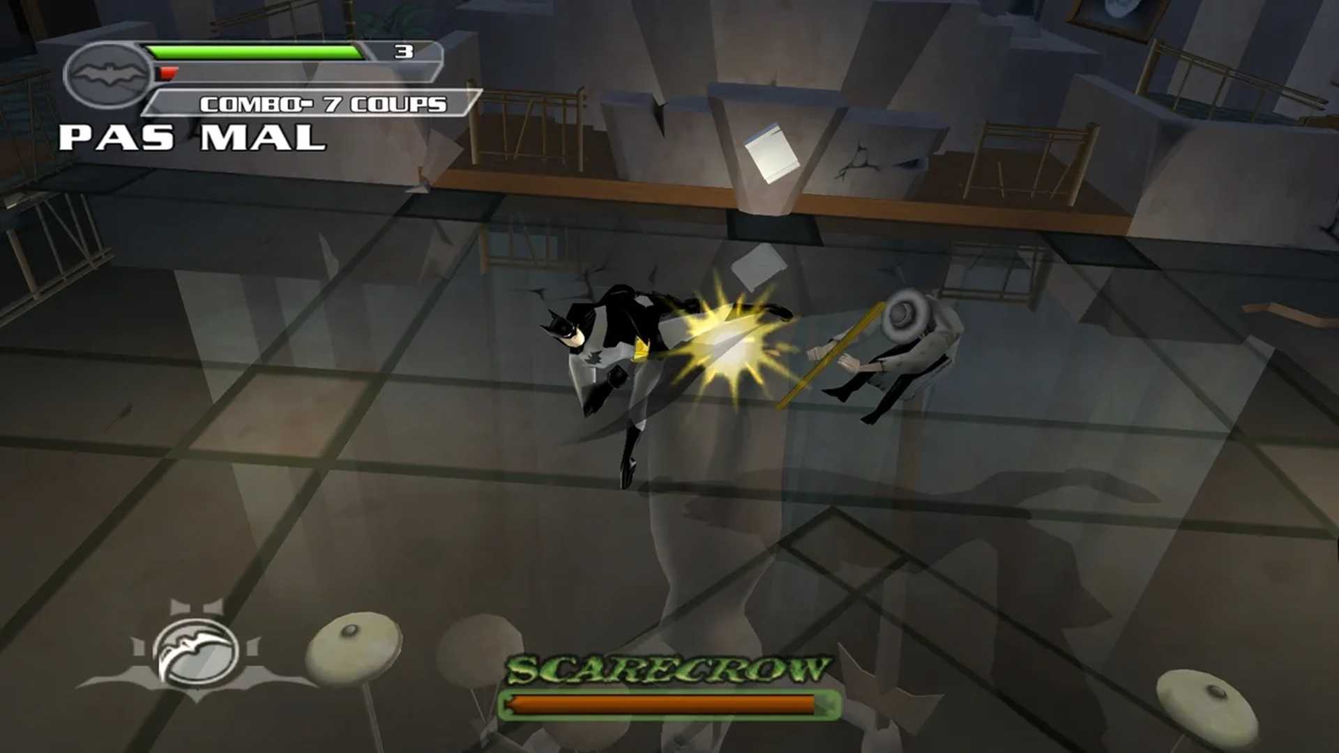 A screenshot of gameplay from Batman: Rise of Sun Tzu.