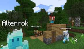 Minecraft players building together online