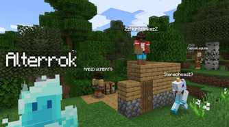 Minecraft players building together online