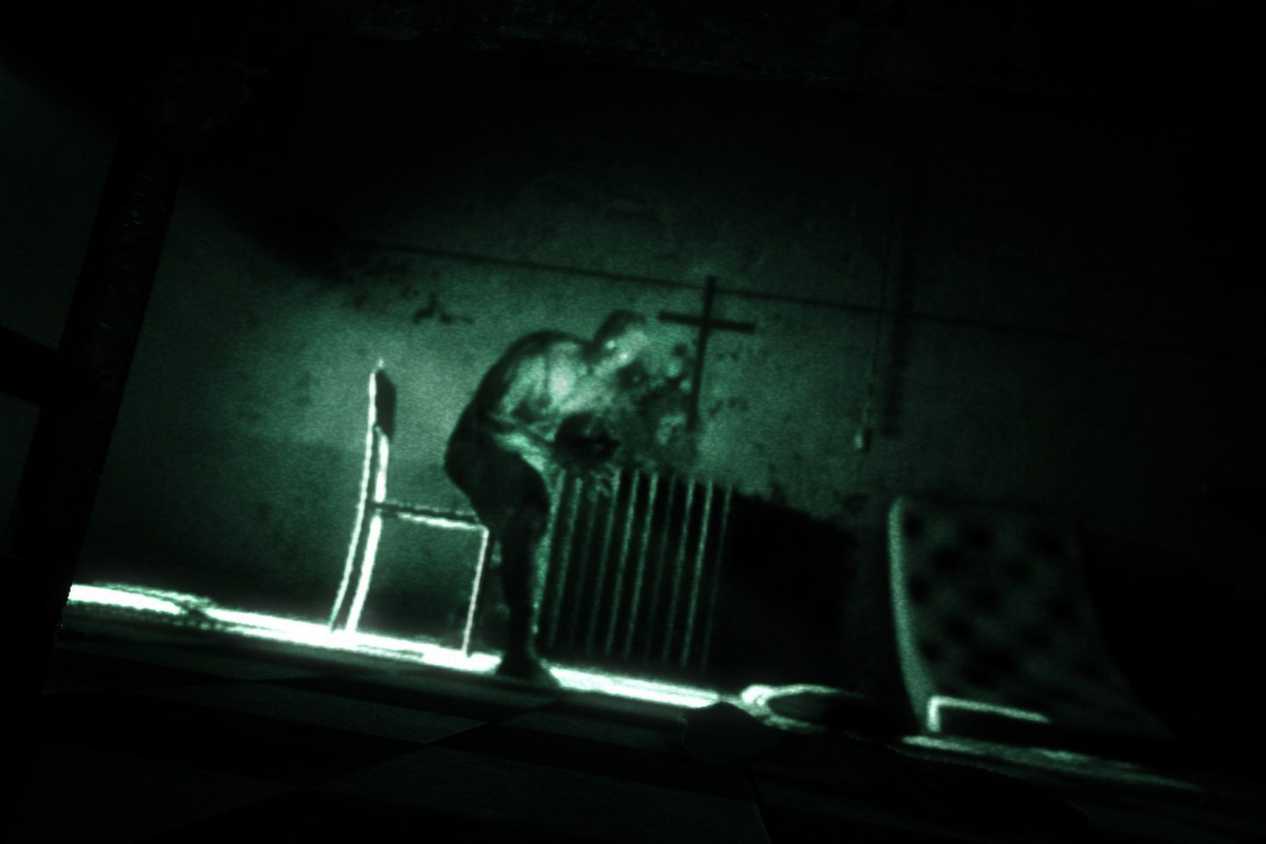Outlast nightvision on asylum victim