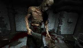 Outlast doctor using butcher knife
