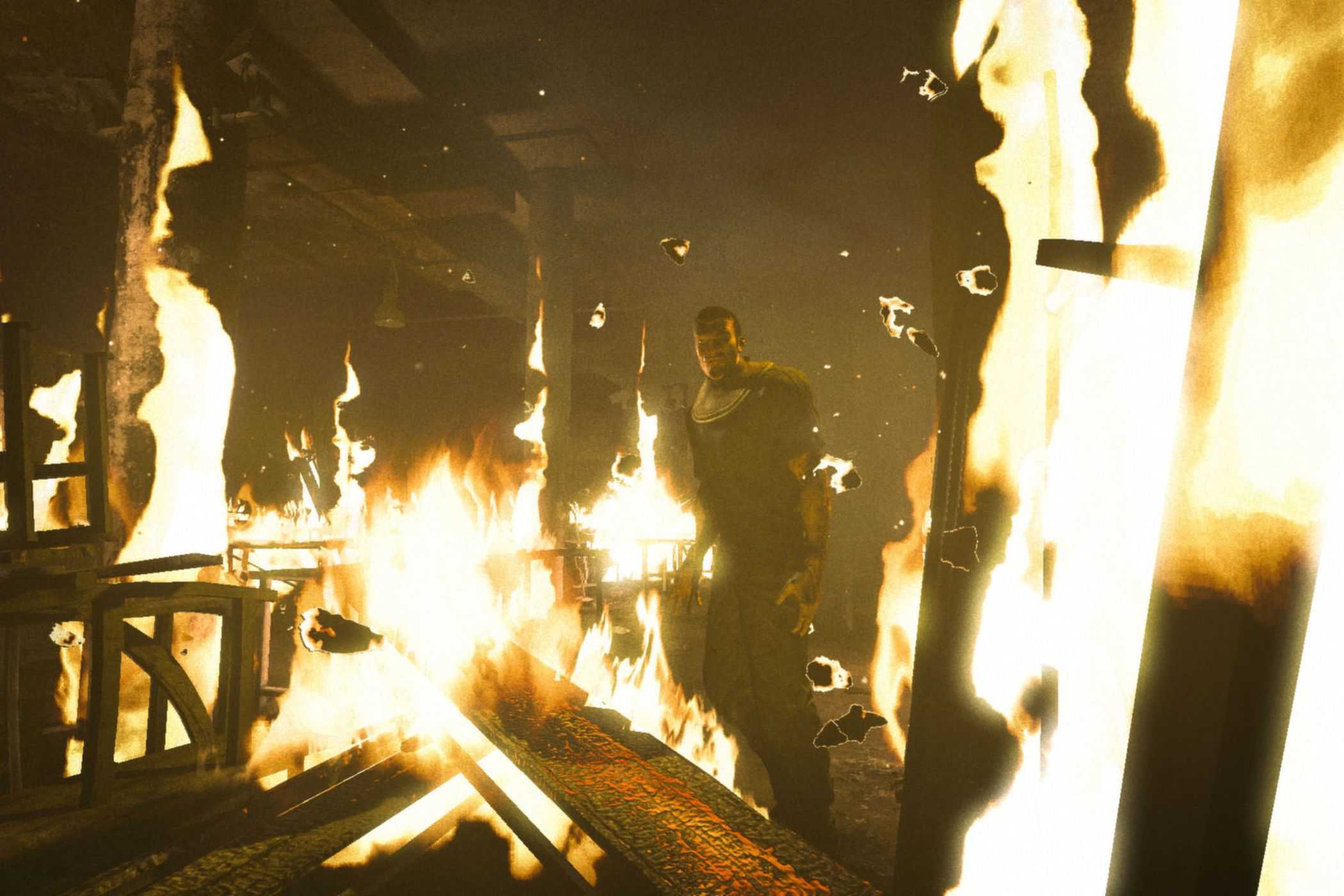 Outlast asylum victim in fire