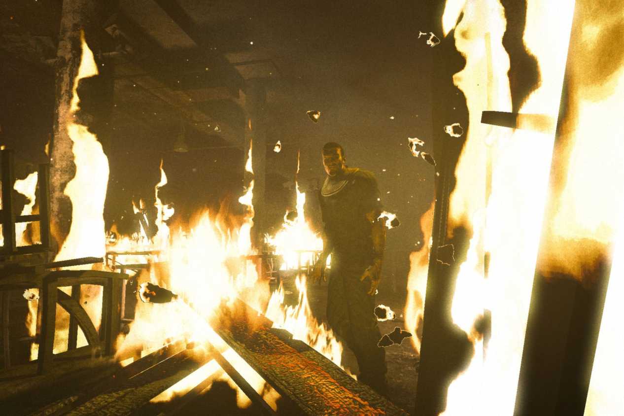 Outlast asylum victim in fire