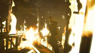 Outlast asylum victim in fire
