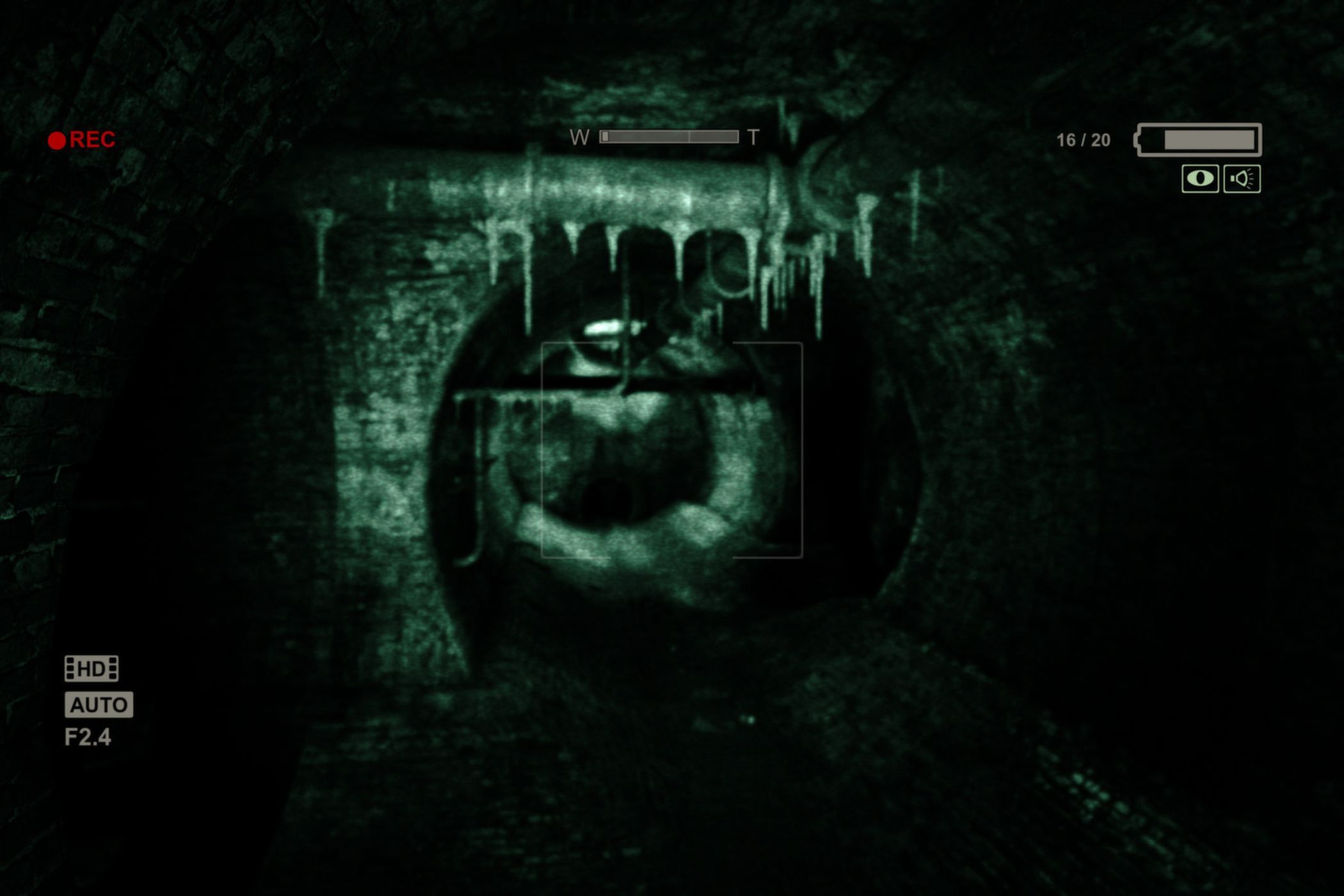 Outlast nightvision in the sewers