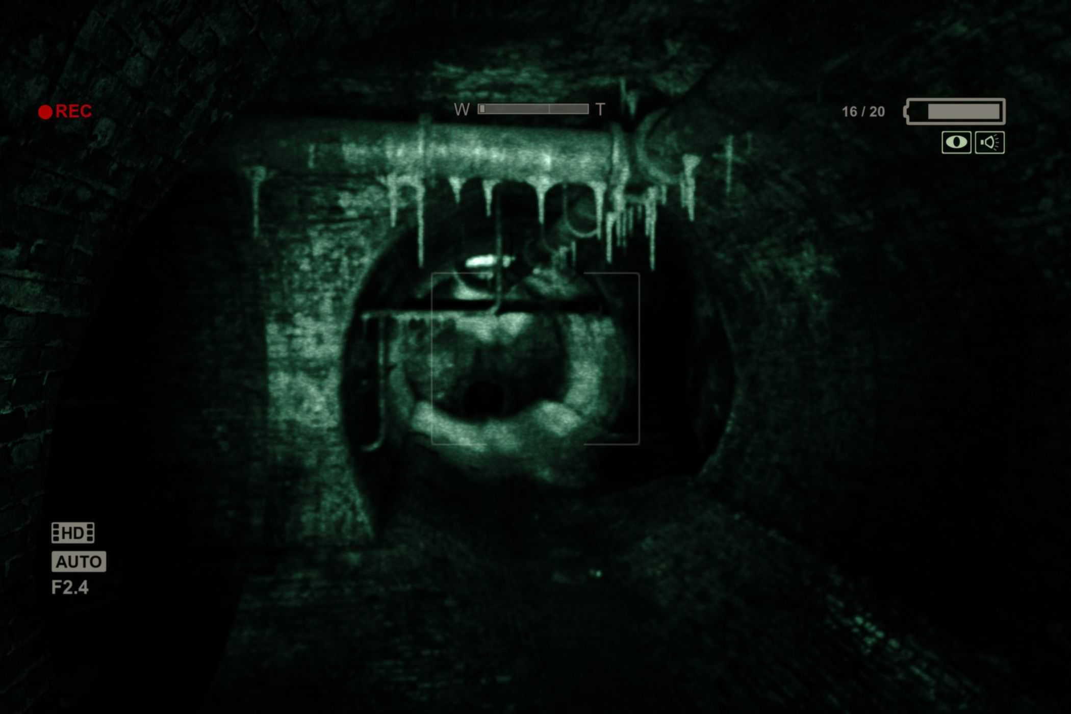 Outlast nightvision in the sewers