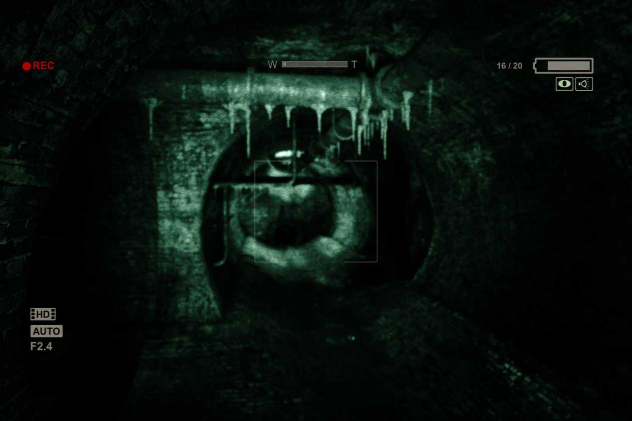 Outlast nightvision in the sewers