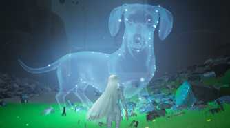 After Us Gaia near puppy
