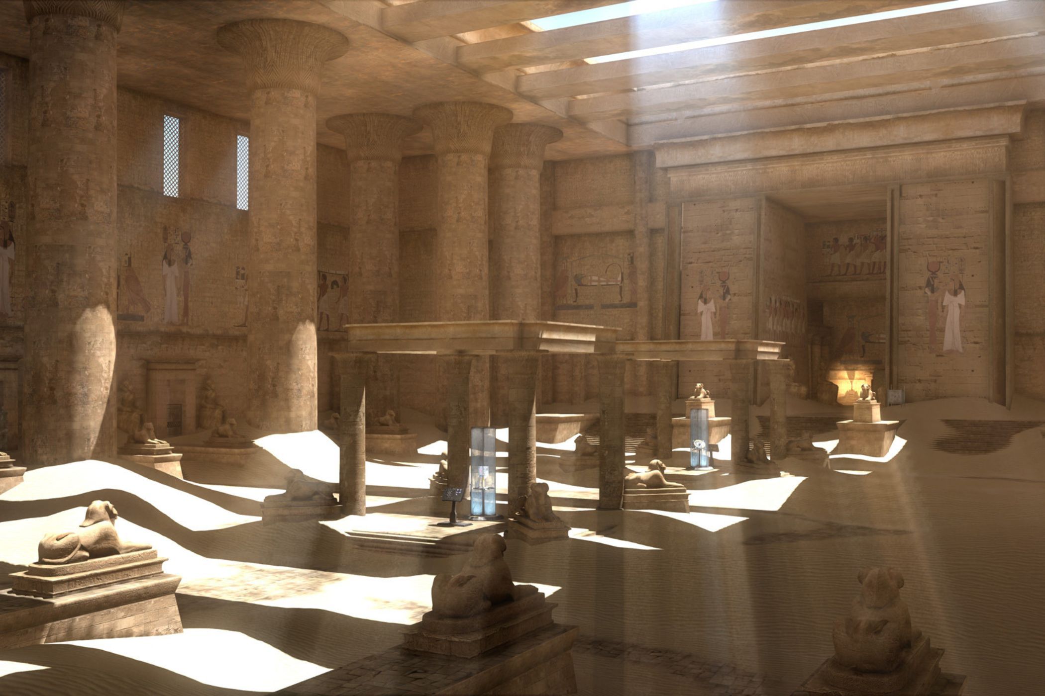 Talos Principle Egyptian ruins 