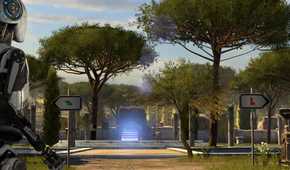Talos Principle robot choosing pathway