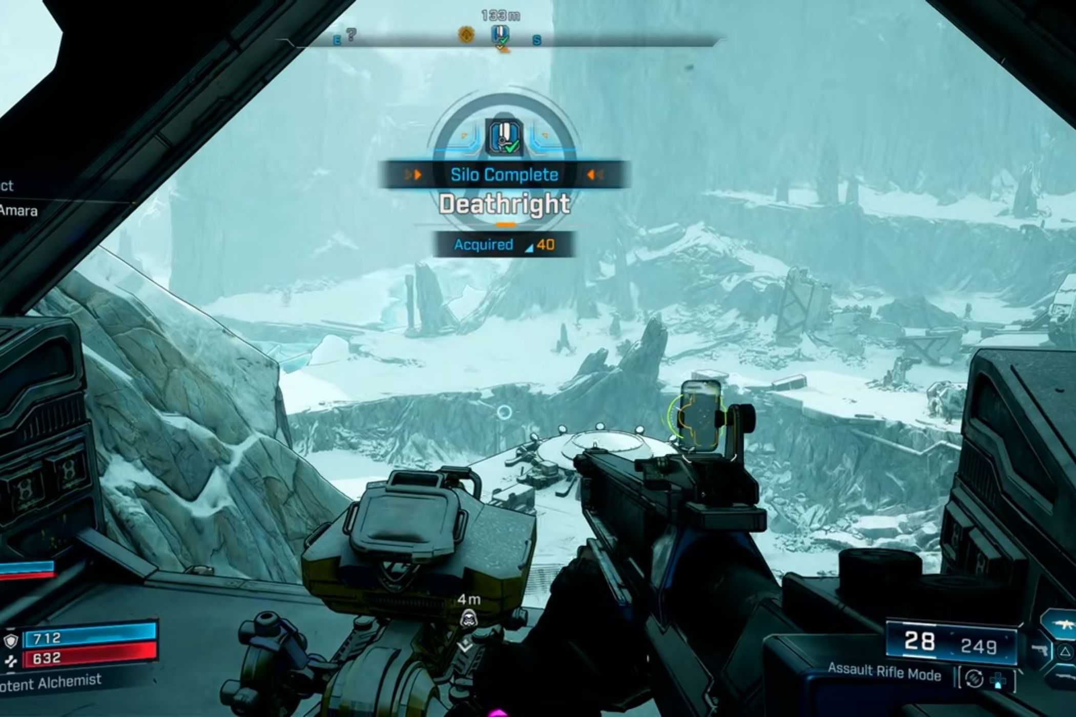 Borderlands 4 silo complete screen