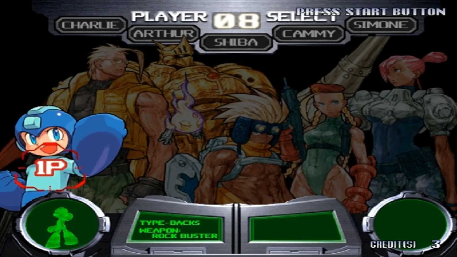 A screenshot of Cannon Spike on Sega Dreamcast