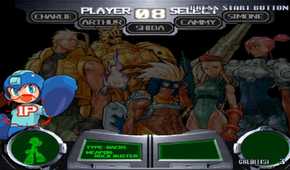 A screenshot of Cannon Spike on Sega Dreamcast