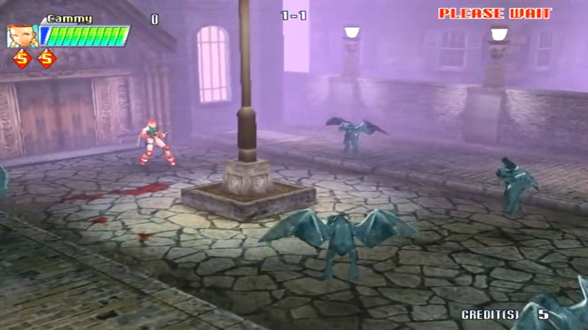 A screenshot of Cannon Spike on Sega Dreamcast