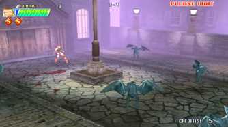 A screenshot of Cannon Spike on Sega Dreamcast