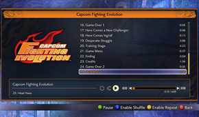 A screenshot of gameplay for Capcom Fighting Collection 2