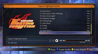 A screenshot of gameplay for Capcom Fighting Collection 2
