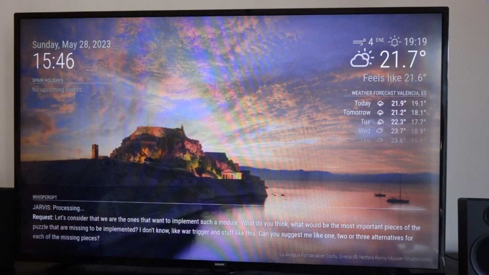 MagicMirror_2 con tecnología ChatGPT
