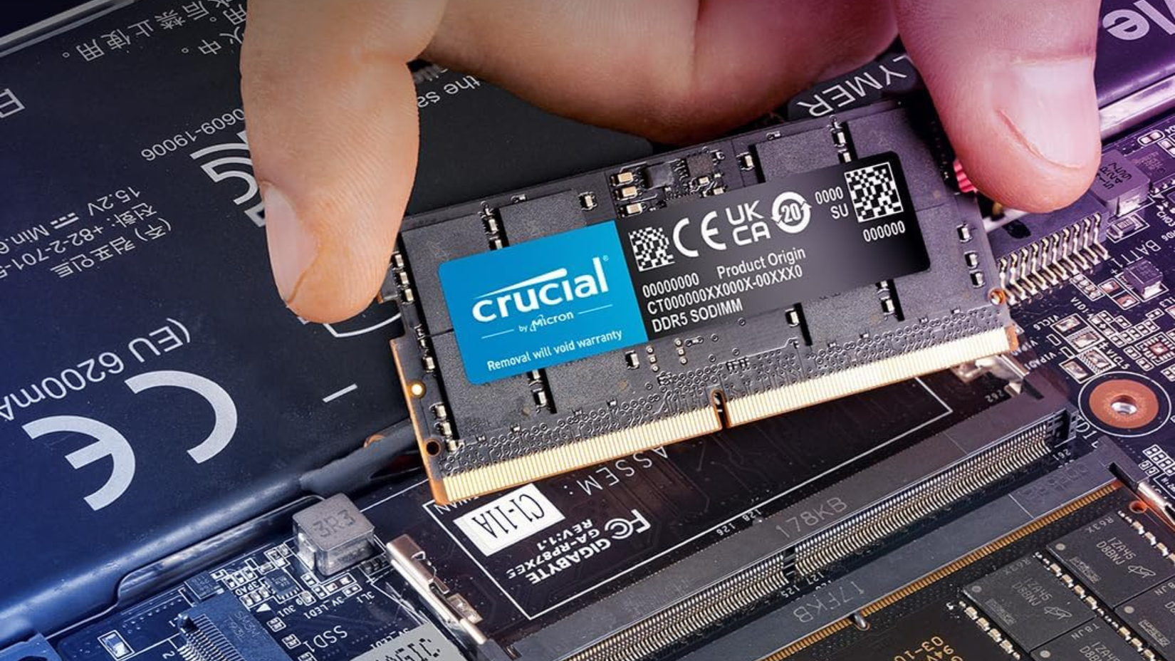Upgrade your laptop with Crucial's 64GB DDR5 RAM kit that's now