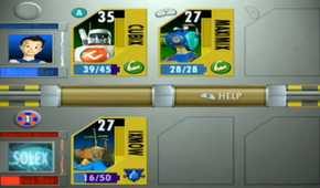 A screenshot of gameplay from Cubix Robots for Everyone: Showdown