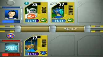 A screenshot of gameplay from Cubix Robots for Everyone: Showdown