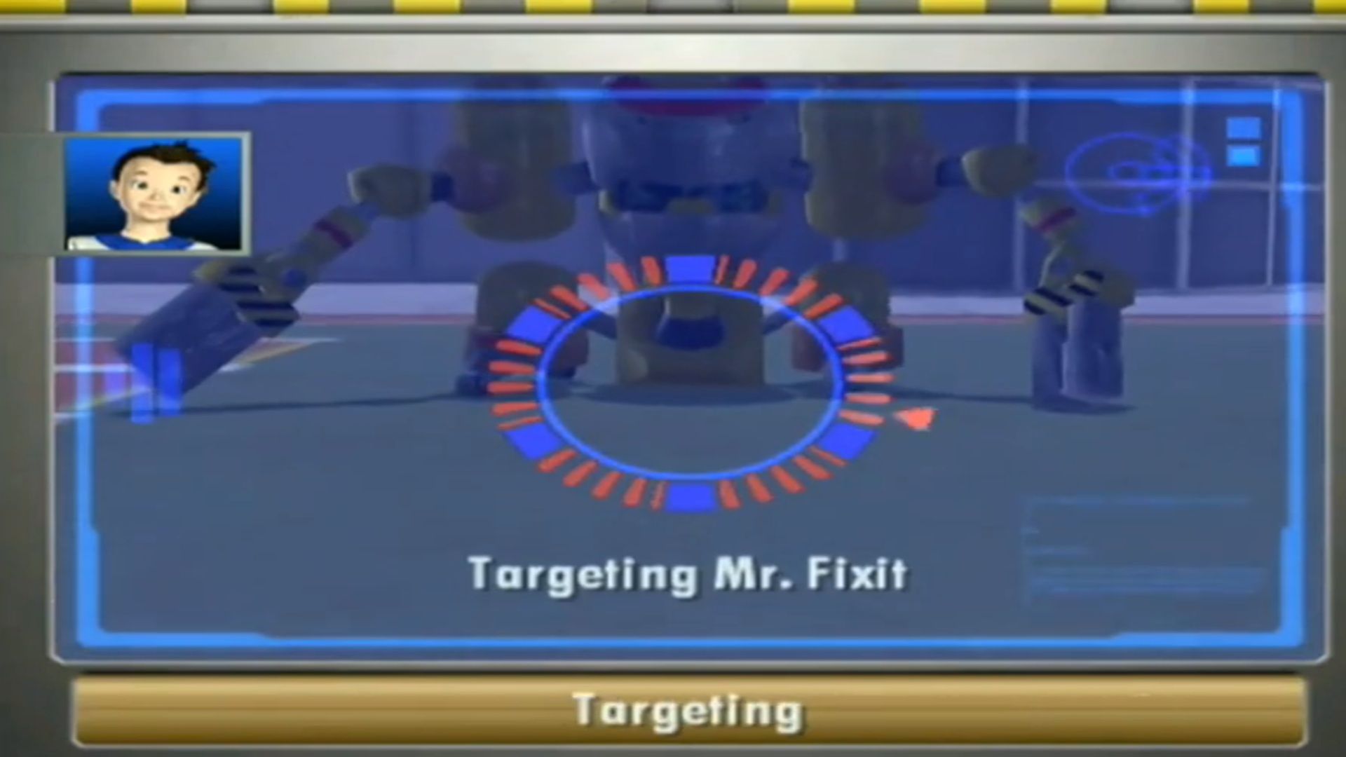 A screenshot of gameplay from Cubix Robots for Everyone: Showdown