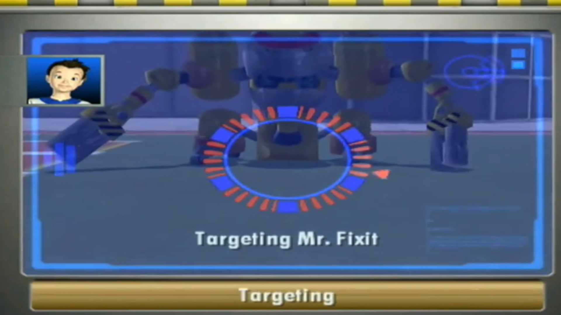 A screenshot of gameplay from Cubix Robots for Everyone: Showdown