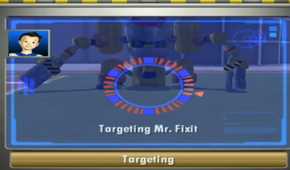A screenshot of gameplay from Cubix Robots for Everyone: Showdown