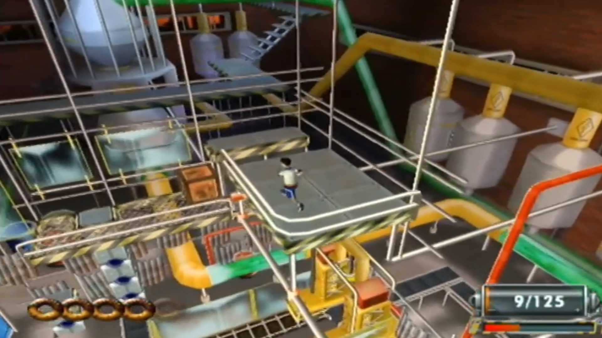 A screenshot of gameplay from Cubix Robots for Everyone: Showdown