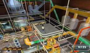 A screenshot of gameplay from Cubix Robots for Everyone: Showdown