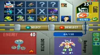 A screenshot of gameplay from Cubix Robots for Everyone: Showdown