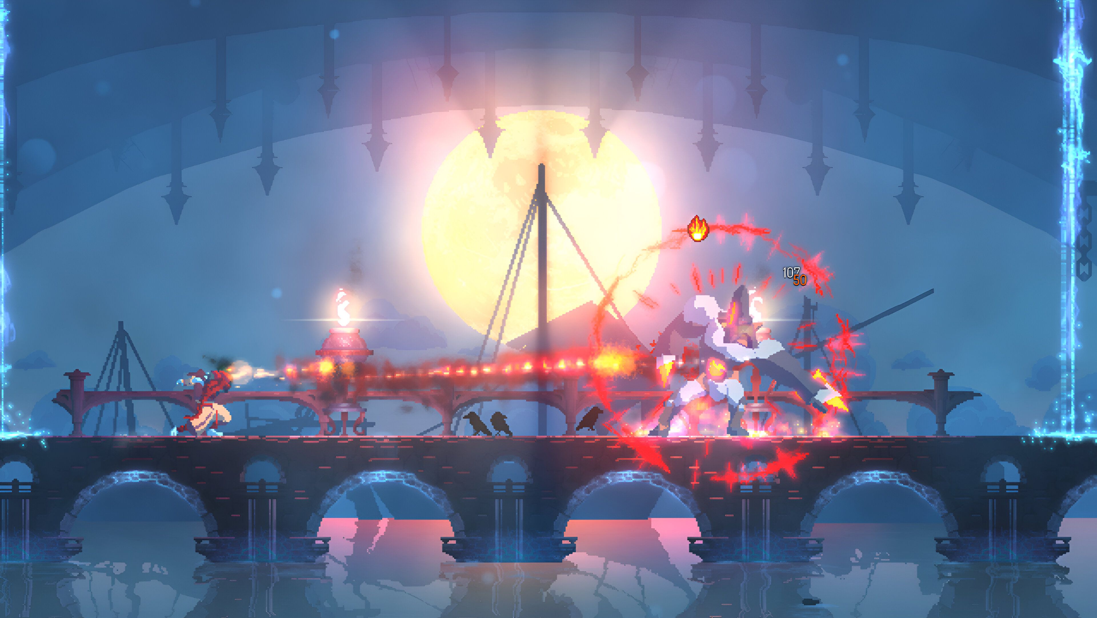 A gameplay screenshot from Dead Cells.