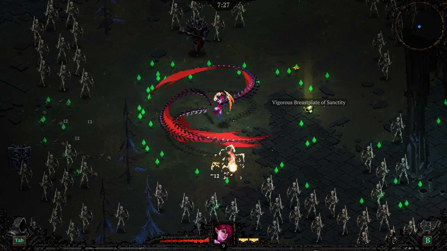 death must die fire witch using a fire ability in combat
