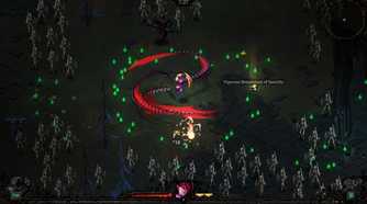 death must die fire witch using a fire ability in combat