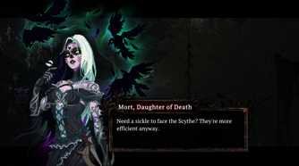 death must die mort, the daughter of death