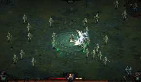 death must die warrior swinging his weapon
