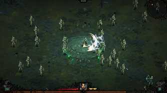 death must die warrior swinging his weapon