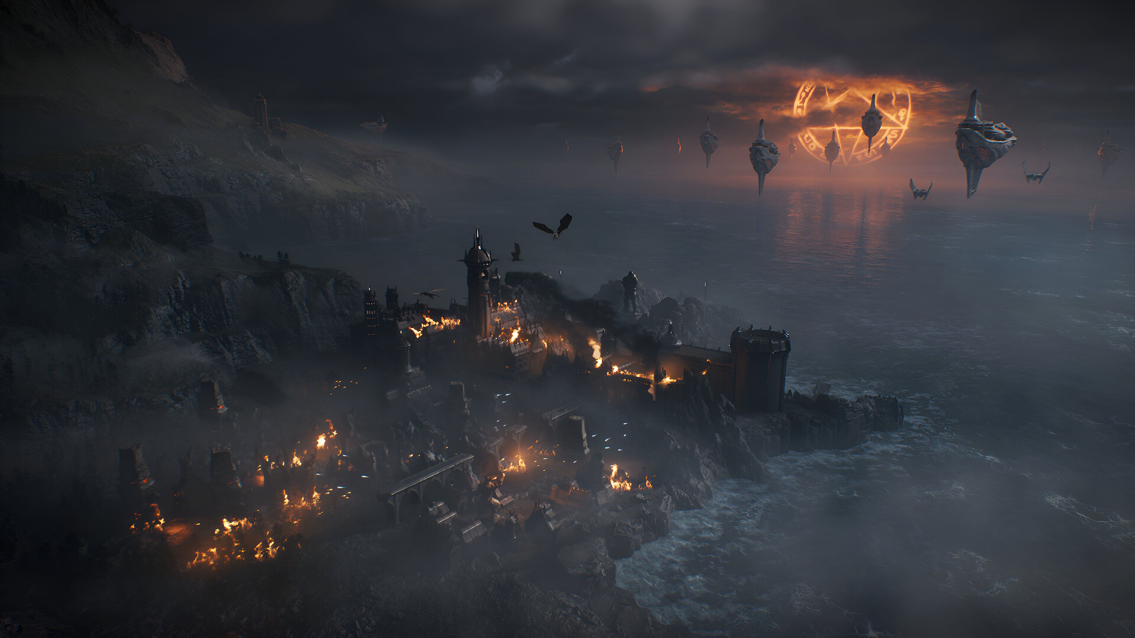 A sprawling map in Doom: The Dark Ages.