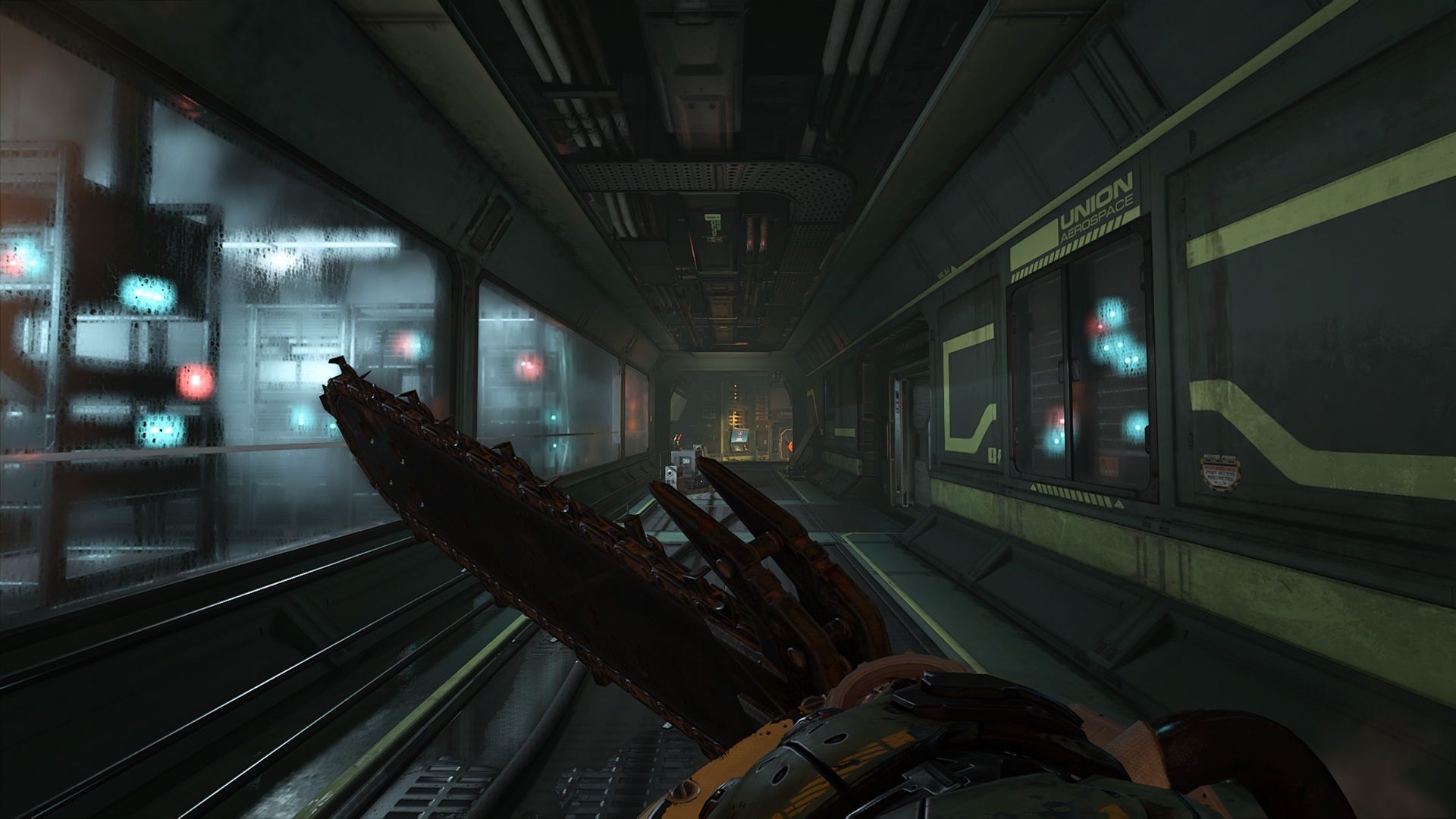 A screenshot of gameplay from Doom 2016