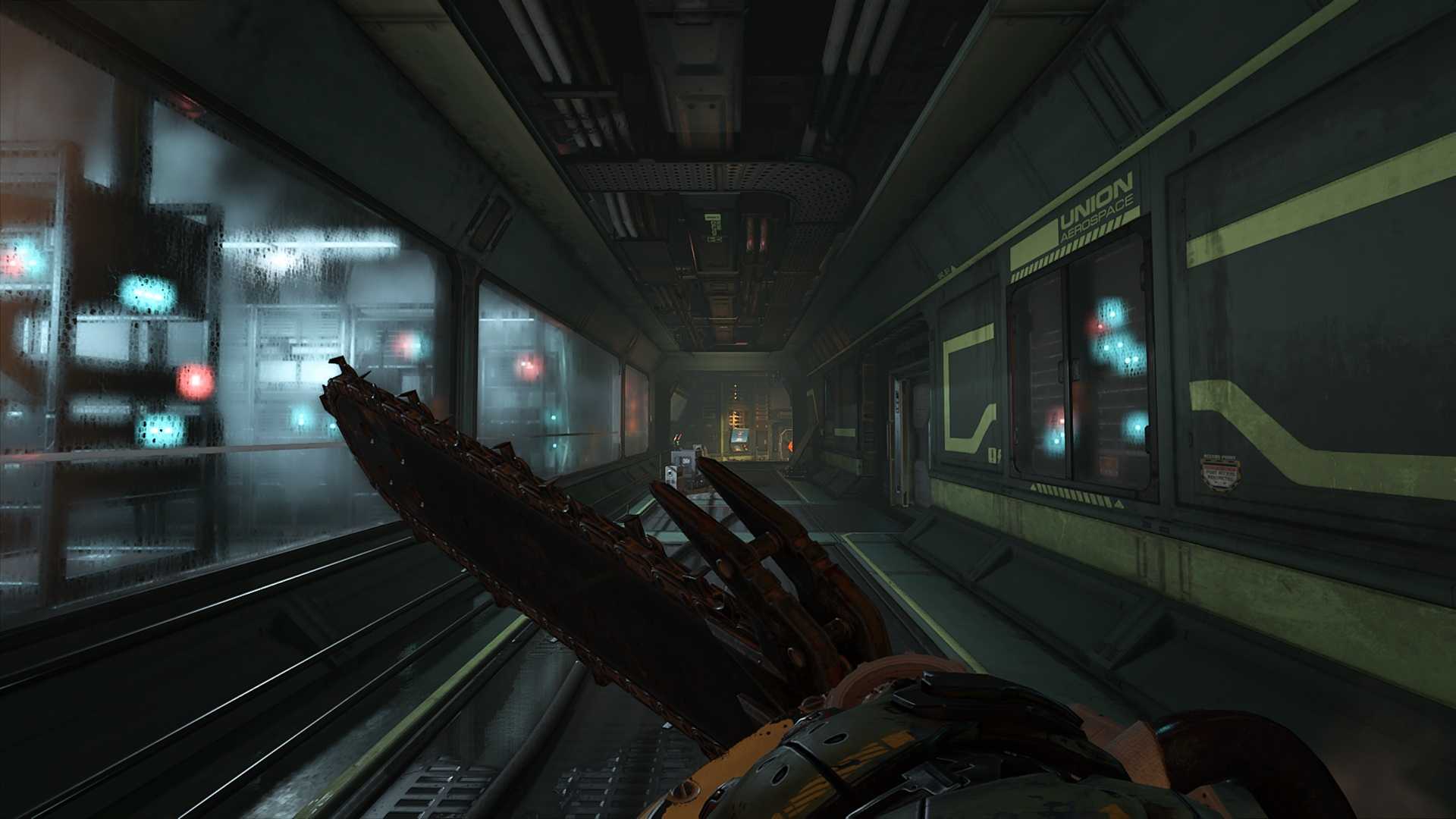 A screenshot of gameplay from Doom 2016