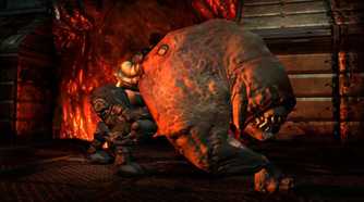 A screenshot of gameplay from Doom 3