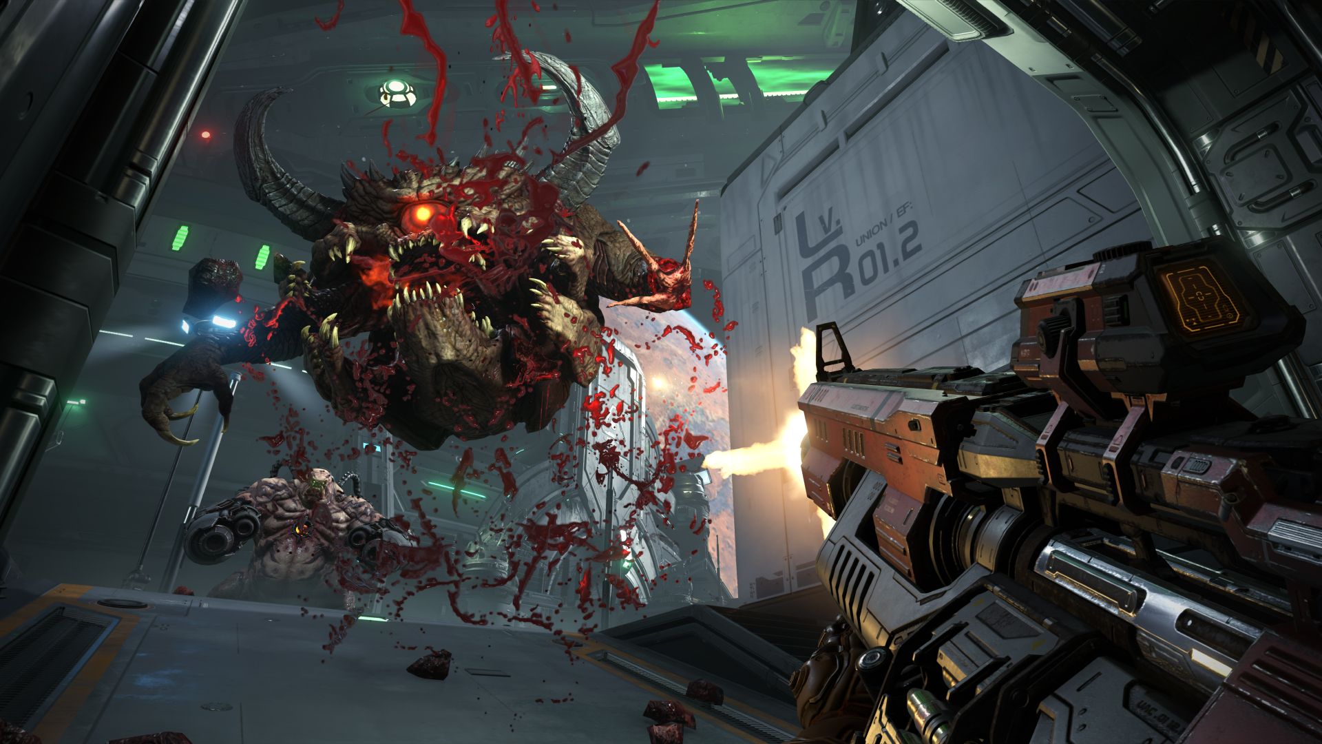 A screenshot of gameplay from Doom Eternal.