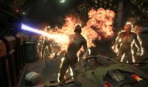 A screenshot of gameplay from Doom Eternal.