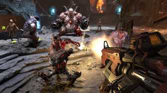 A screenshot of gameplay from Doom Eternal.