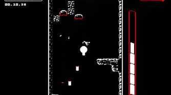 A gameplay screenshot from the game Downwell.