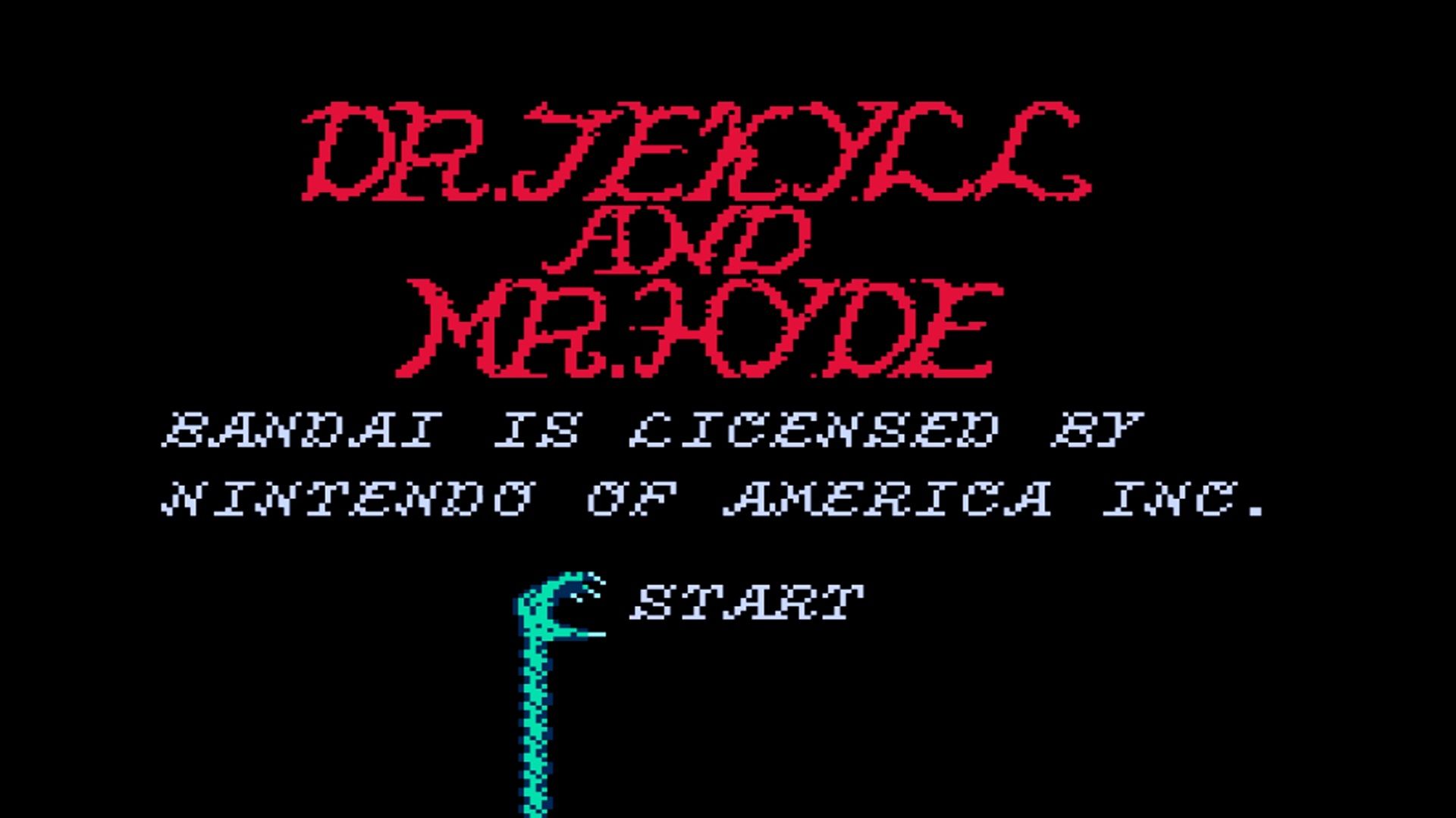 A screenshot of gameplay from Dr. Jekyll and Mr. Hyde.